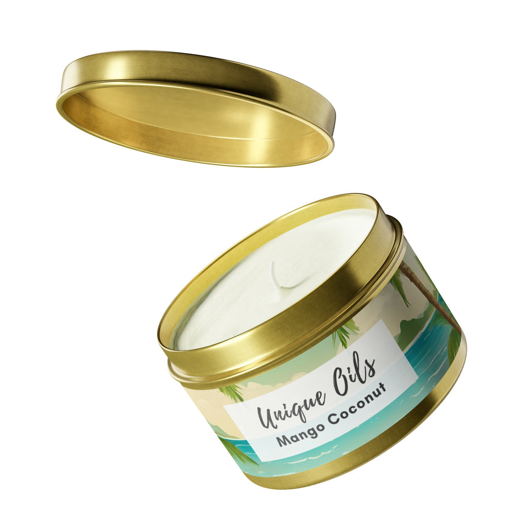 Unique Oils - Mango Coconut Tin Candle