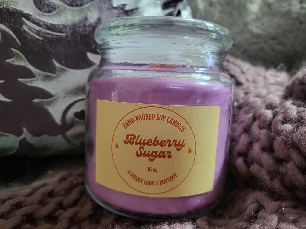 Blueberry Sugar Candle - 16 oz