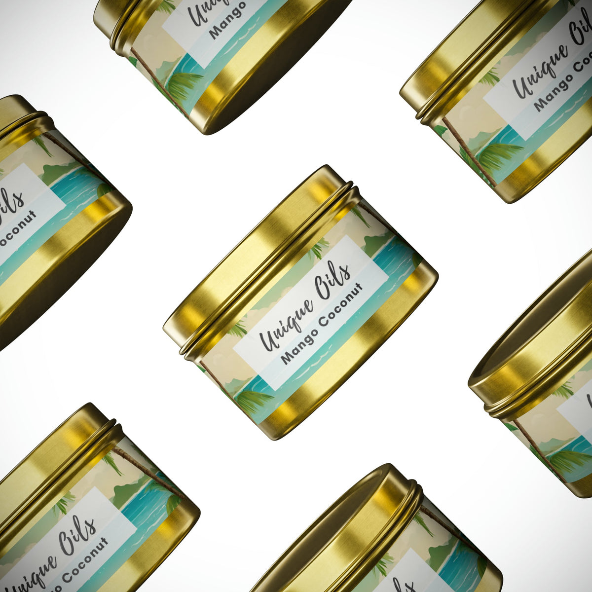 Unique Oils - Mango Coconut Tin Candle