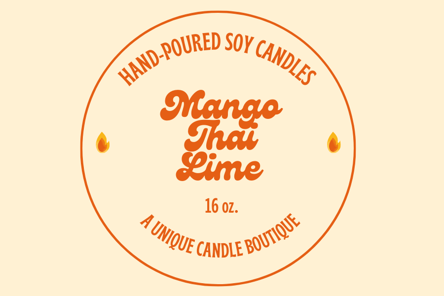Mango Thai Lime Candle - 16 oz